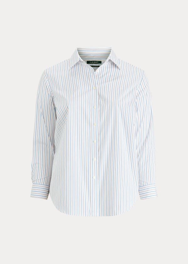 Camisa Ralph Lauren Easy Care Striped Mulher 24351-ASQB